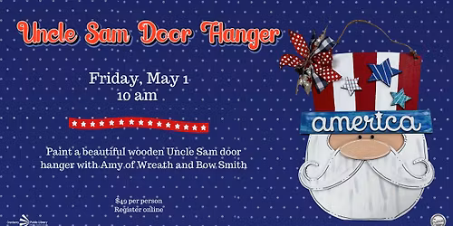 Uncle Sam Door Hanger with Amy