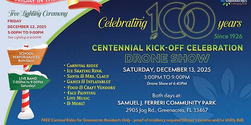 Centennial Kick Off Celebration & Drone Show\ud83d\udcab