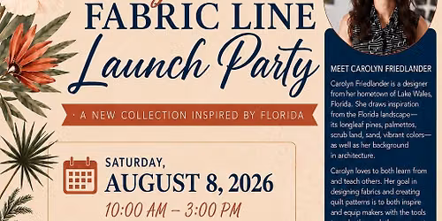 Carolyn Friedlander's Memento Launch Party