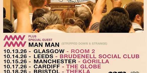 core. presents: Hellogoodbye + Man Man \/ Thekla, Bristol \/ 18.10.26