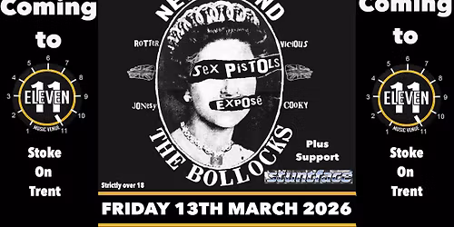 Sex Pistols Expose plus Stuntface live at Eleven Stoke