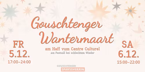 GOUSCHTENGER WANTERMAART 2025