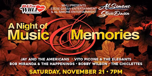 WHLI Presents a Night of Music & Memories