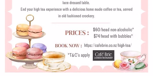 Cafe Brie High Tea