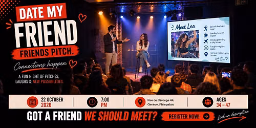 Date My Friend | Ages 34-47 - In English