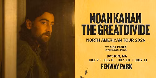  Noah Kahan at Fenway Park