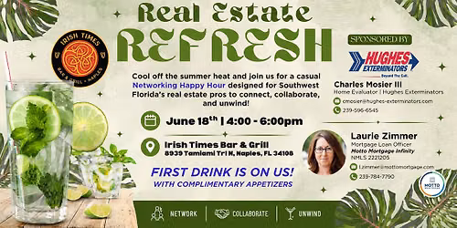 Networking Event in SWFL | Real Estate Refresh in Naples FL | Happy Hour Networking