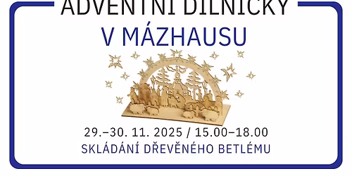 Skládání dřevěného betlému