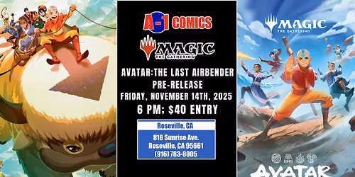 RSVL: Avatar:ATLA x MTG Pre-Release $40