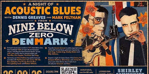 Nine Below Zero Duo Bring Acoustic Blues to Croydon