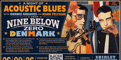 Nine Below Zero Duo Bring Acoustic Blues to Croydon