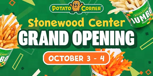 FREE FRIES FOR A YEAR! Potato Corner Stonewood Center Grand Opening