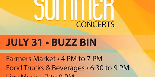 Buzz Bin at Union Township Summer Concerts