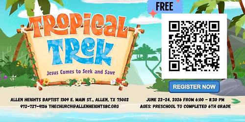 FREE Vacation Bible School 