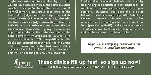 Skill Building Clinic with Kelly Chapman