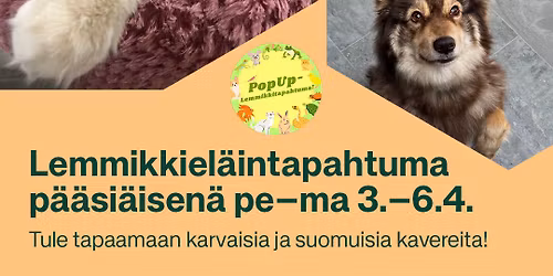 Pop Up-Lemmikkitapahtuma p\u00e4\u00e4si\u00e4isen\u00e4