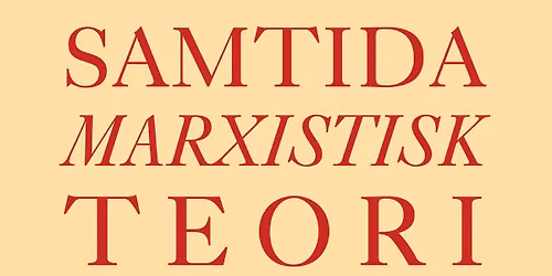 Studiecirkel \u2013 Samtida marxistisk teori