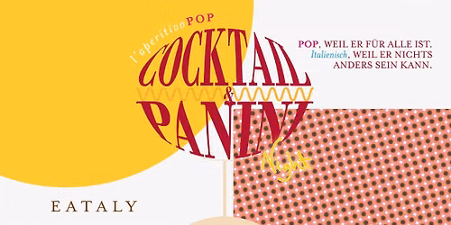 L'Aperitivo POP - Cocktail & Panini Night