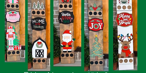 Paint a Holiday Porch Leaner