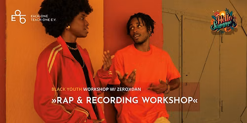 \u00bbRAP & RECORDING WORKSHOP: DEINE STIMME, DEINE GESCHICHTE\u00ab