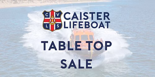 Caister Lifeboat Table Top Sale