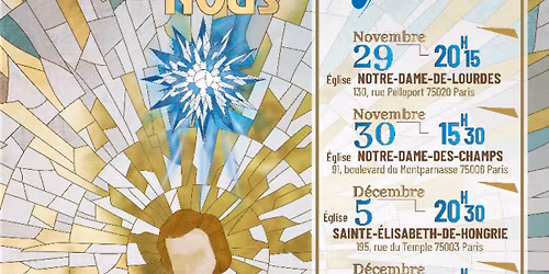 Concert de No\u00ebl: Emmanuel Dieu avec nous