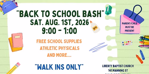 8th Annual Back To School Bash