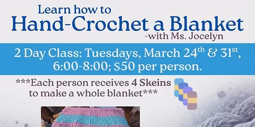Learn how to Hand-Crochet a Blanket