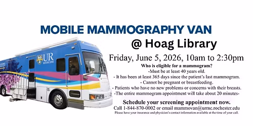Mobile Mammography @ Hoag Library