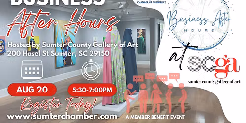 Business After Hours hosted by Sumter County Gallery of Art