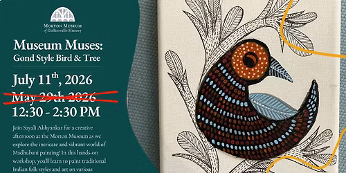 Museum Muses: Gond Style Bird & Tree