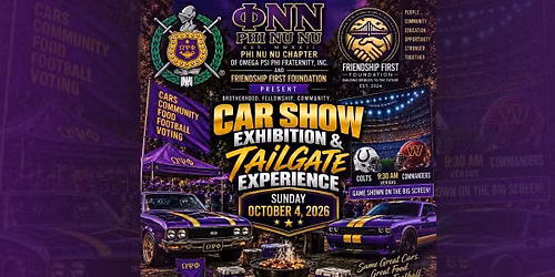 Car Show Exhibition & Tailgate Experience