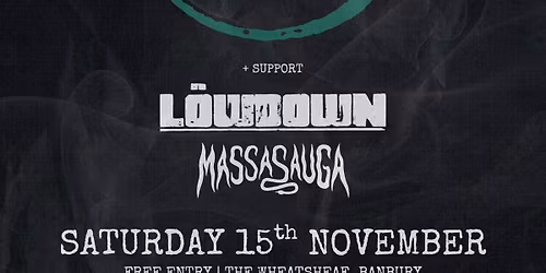 LIVE MUSIC - Bright Black + Lowdown + Massasuaga