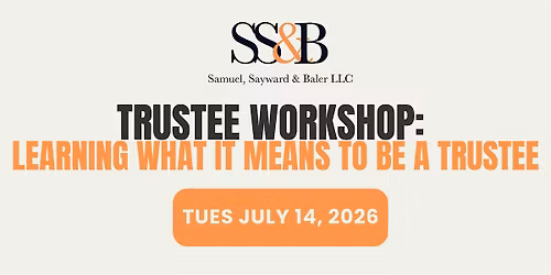 Trustee Workshop: Learning What it Means to be a Trustee