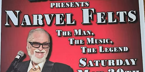 Narvel Felts in concert 2026
