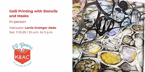 Workshop - Gelli Printing with Stencils and Masks