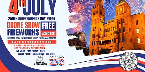 4th of July Red, White & Bexar Celebration in the Park