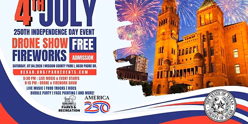 4th of July Red, White & Bexar Celebration in the Park