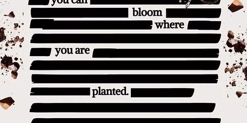 Blackout Poetry & Dessert Party