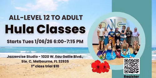 Hula Classes - All Level Teen to Adult