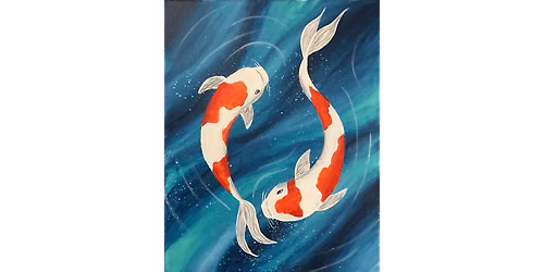Koi Serenity - Paint and Sip in Chicago | Classpop!\u2122