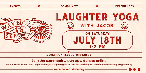 Laughter Yoga @ Wave and See Creative Sanctuary