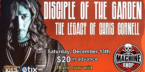 CHRIS CORNELL TRIBUTE at the Machine Shop