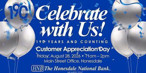 HNB Main Street Office - Customer Appreciation Day