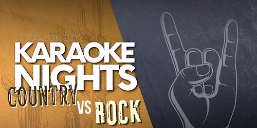 Karaoke Nights | Country vs Rock | November