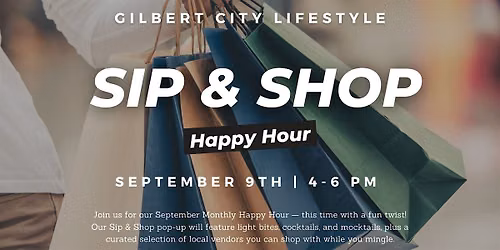 Sip & Shop Happy Hour