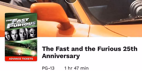 The fast and the furious Movie and Meet