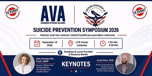 Louisiana Suicide Prevention Symposium 2026