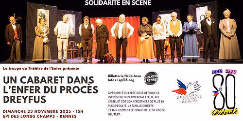 Solidarit\u00e9 en sc\u00e8ne : Th\u00e9\u00e2tre de l'Enfer