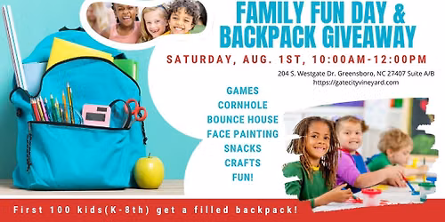 Backpack Giveaway